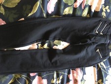 MARKS & SPENCER M&S STRETCH TROUSERS TREGGINGS JEGGINGS BLACK 8 NEXT POST