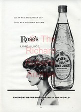 Original 1958 advert for ROSES
