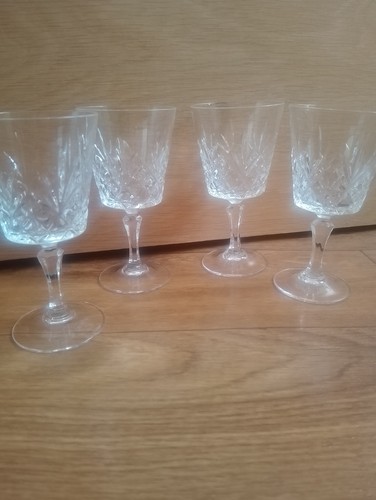 Four lead crystal - crystal, glass