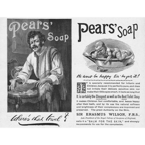 Pears soap where the towel - pears, where's