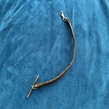 Vintage Leather military Albert Strap for Pocket Watch WW1 / WW2 Military