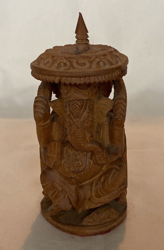 Vintage indian carved - carved, wooden