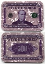 $500 WILLIAM MCKINLEY CASINO