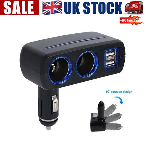12v way led car cigarette - 2,