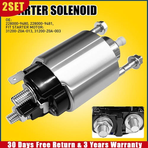 Starter motor solenoid fit - 2x,