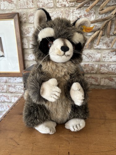 Steiff raccoon - raccoon, 🤎