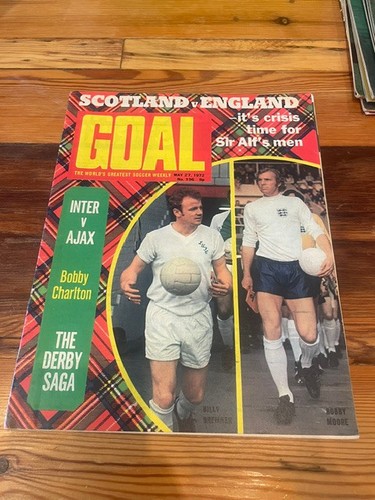 Goal magazine 1972 - magazine, 27/05/1972