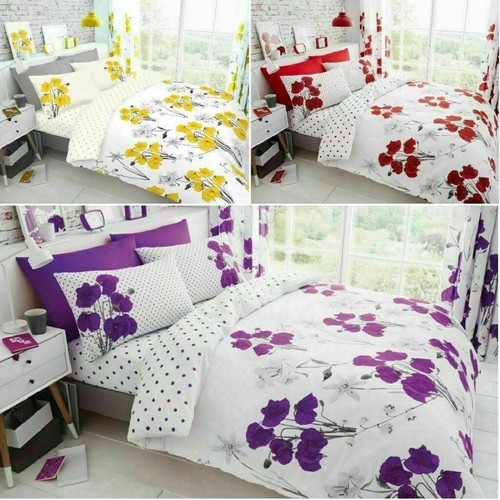 Poppy flower duvet - poppy, quilt