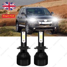 For VW TOUAREG 2002-2010 2X 6000K White COB 499 H7 Car LED Headlight Bulbs Kit
