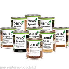 Osmo Exterior Wood & Decking Oil 5ml, 125ml, 750ml & 2.5 litres 11 Colour Shades