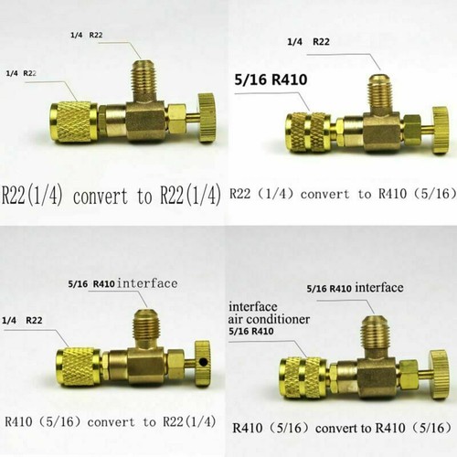 Refrigeration charging adapter - refrigeration,