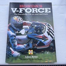 Honda's V-force: Their Four-stroke V4 HRC Julian Ryder Hardback Book By Haynes