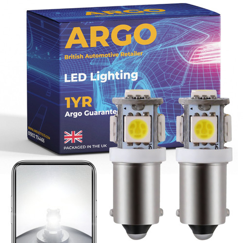 233 led cool white 12v - white, side