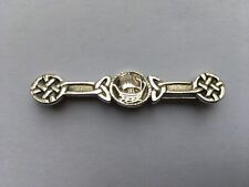 C1910 VINTAGE ALEXANDER RITCHIE IONA CELTIC TYPE?SILVER PIN BROOCH