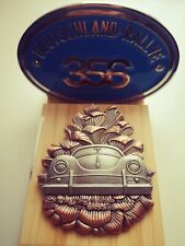 Old German Rally grill badges -Gift set 2x  COMPATIBLE WITH Porsche 356 A B C