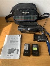 Sony Handycam CCD-TR550E Video 8 Camcorder Bundle Tested