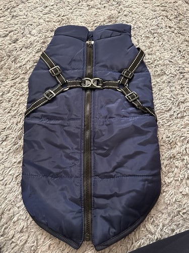Navy blue fleeced - fleeced-lined, dog