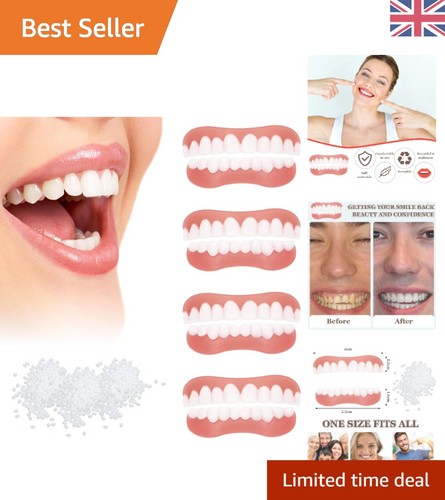 Aesthetic white teeth veneers - white,