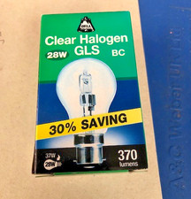 28W BC Halogen GLS Bulb –