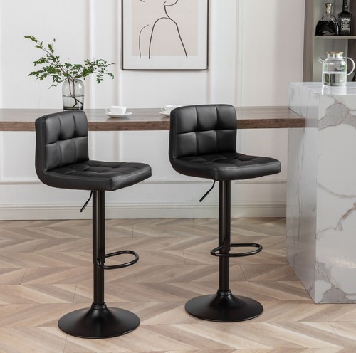 Set black bar stools - 2,