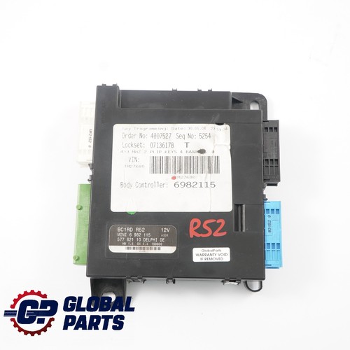 Mini r52 cabrio body control - r52,