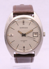 Garrard 25 Jewels Automatic Gents Watch 33mm Leather Strap 8.25"  653763  AAD227
