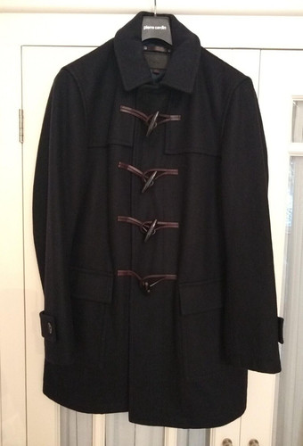 Coach men black duffle - black, coat