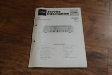 2 GRUNDIG Amplifier V 1000 GB Vintage Retro HiFi SERVICE INFORMATION Rare 1980