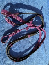 Pony Size Reins Purple Continental Grip