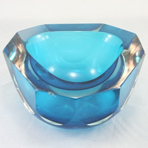 Murano sommerso facet cut - sommerso,