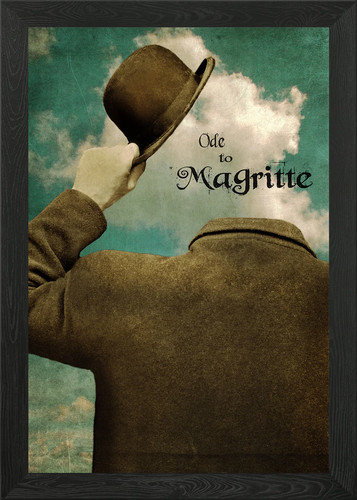 Ode magritte framed wall - ode,