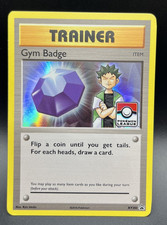Pokemon TCG Gym Badge Brock