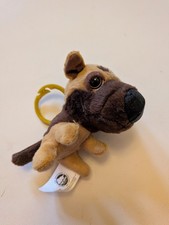 VINTAGE GERMAN SHEPHERD PUPPY THE DOG ARTIST COLLECTION MCDONALDS MINI PLUSH 