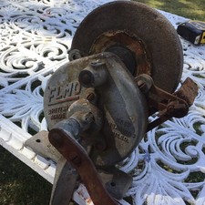 Vintage Elmo Hand Crank Grinding wheel