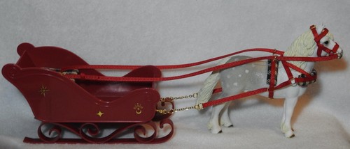 Pony horse sleigh - 1:24,