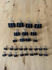 JobLot Bulldog Foldback Clips Mixed Sizes Paper Document Clips