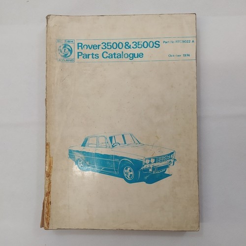 Parts catalogue rover - rover, 3500