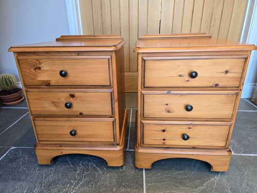Pair ducal pine bedside - pair,