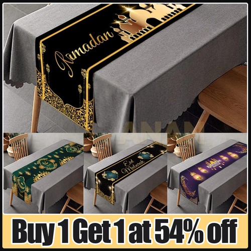 Eid mubarak table - eid, runner