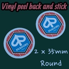 35mm Vespa Piaggio Italy vinyl Sticker Scooter tool forks body panel leg shield 