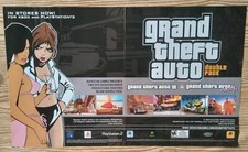 Grand Theft Auto 3, Vice City Double Pack Xbox 2003 Print Ad/Poster Official Art