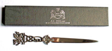 Dragon Letter Opener Fine English Pewter by A E Williams Birmingham Boxed