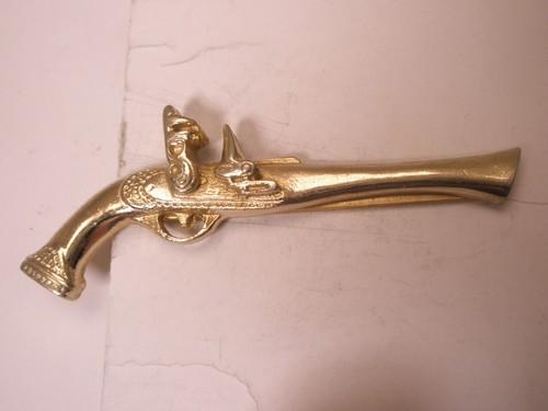 Flintlock percussion pistol - flintlock,