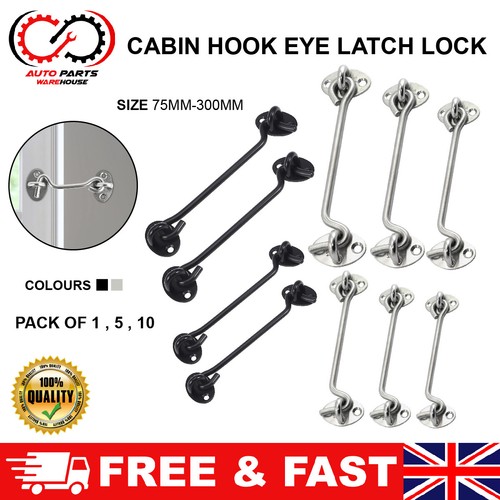 Cabin hook and eye latch - hook,