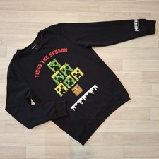 Boys Age 12-13 Years Minecraft Christmas Jumper Sweatshirt