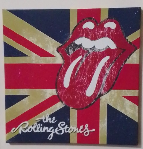 Rolling stones canvas wall - stones,