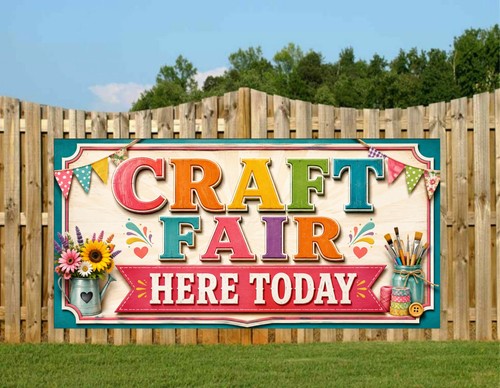 Craft fair banners custom - craft,