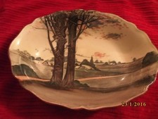 Vintage Royal Doulton English Woodland Large Fruit Bowl 