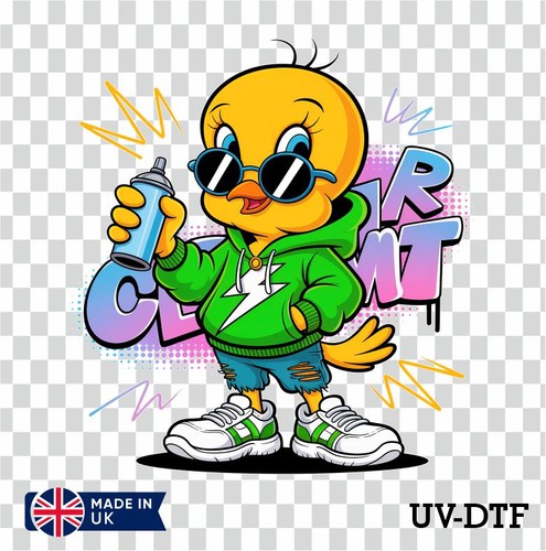 Tweety bird dtf sticker - tweety,