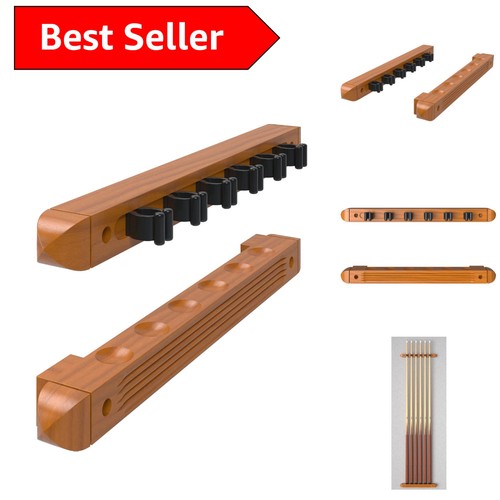 Hardwood piece wall - 2-piece, mounted